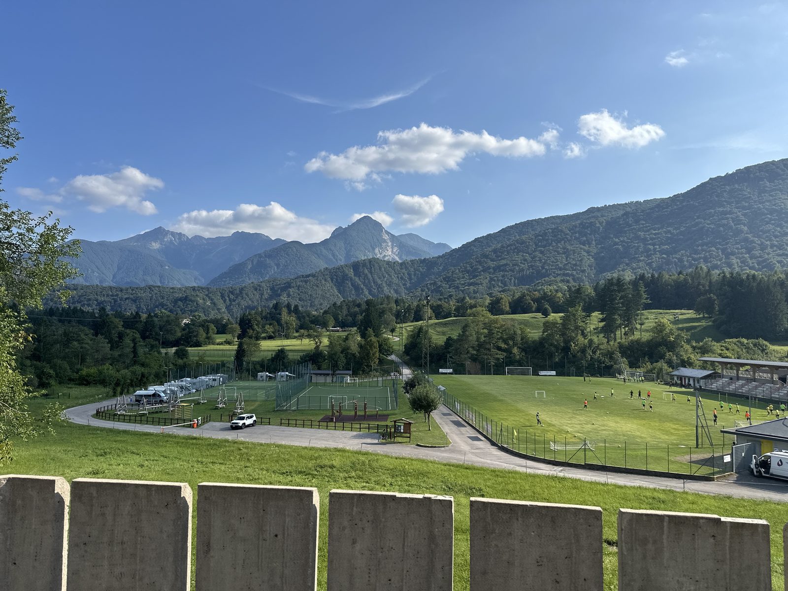 Parco e area sportiva vicino al Bike & Bikers Hotel